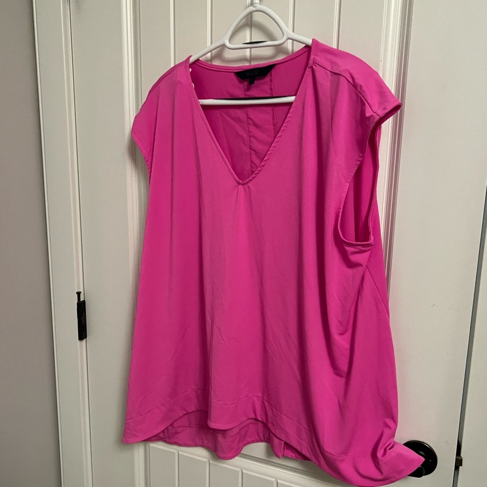 Pink blouse size is 2X by Rachel Roy